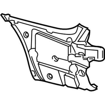 BMW 51-12-7-387-299 Guide For Bumper, Side, Left