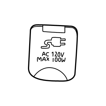 Nissan 25327-9FM1A Outlet-Plug