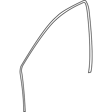 Mopar 5074643AJ WEATHERSTRIP-Front Door Body Mounted