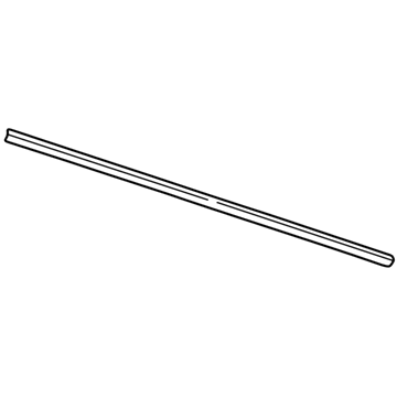 Hyundai 83241-38000 Weatherstrip-Rear Door Belt Inside RH