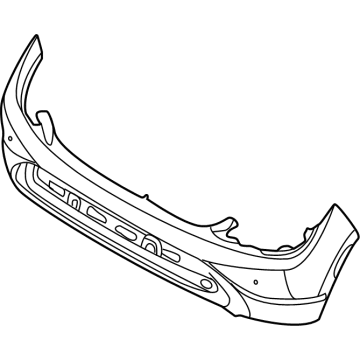 Hyundai 86610-J9BD0--AS COVER-RR BUMPER
