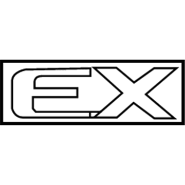 Kia 863141M000 Ex Emblem