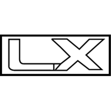 Kia 863131M000 Lx Emblem