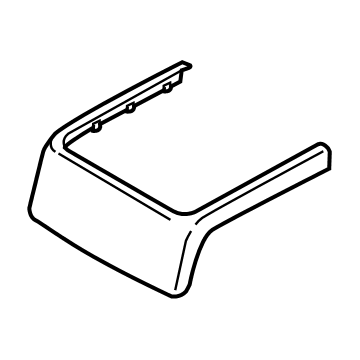 BMW 51-16-6-806-385 TRIM, REAR CONSOLE