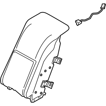 BMW 51-16-6-820-307 Rear Console Top
