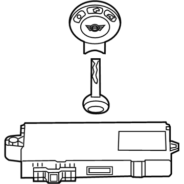 BMW 51-21-0-036-756 Set Of Keys With Cas Control Unit