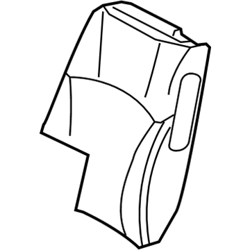 GM 89042239 Pad Asm, Passenger Seat Back Cushion