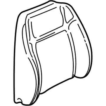 GM 88897353 Pad Asm, Driver Seat Back Cushion