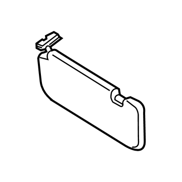 Kia 85210M7020BGA Sunvisor Assembly Left