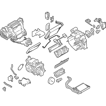 Nissan 27210-1FC2D Blower Assembly-Air Conditioner