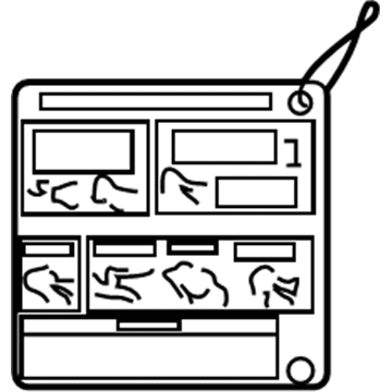 Toyota 89616-30031 Info Label