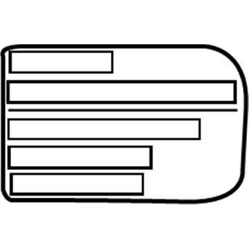 Toyota 74559-20110 Info Label