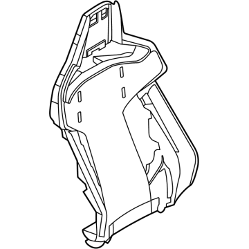 BMW 52-10-7-882-979 FOAM PADDING, BACKREST, LEFT