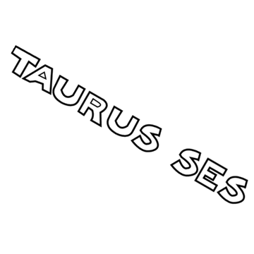 Ford YF1Z-16098-CA Nameplate