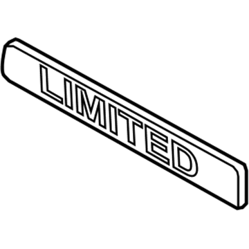 Hyundai 86330-0W000 Limited Emblem