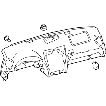 Lexus 55400-53909-C0 Pad Assembly, Instrument