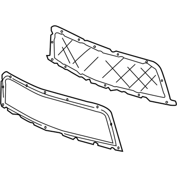 GM 25891997 Lower Grille