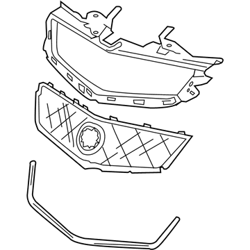 GM 25891998 Upper Grille