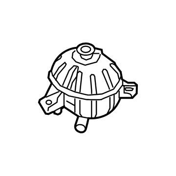 Kia 25431D3500 Radiator Reservoir Assembly