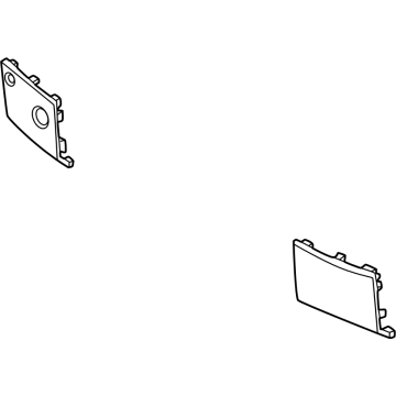 Hyundai 86692-KL000 MOULDING ASSY-RR BUMPER,RH