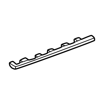 Hyundai 866T7-KL300-CA MOULDING-REAR BUMPER LWR CTR,L
