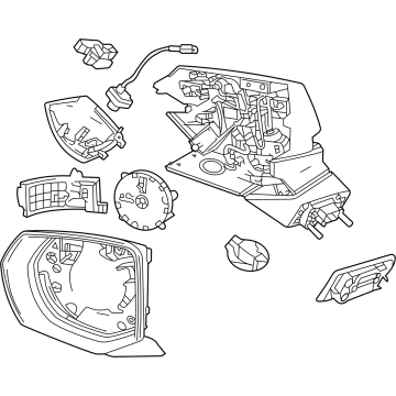 GM 84977502 Mirror Assembly