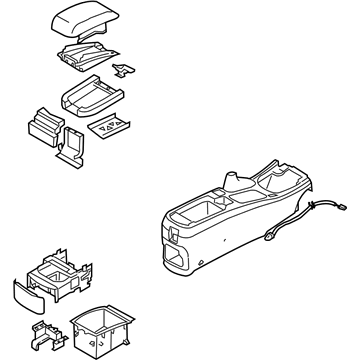 Nissan 96915-3Y10A Console-Lower