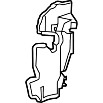 Lexus 53293-75020 Deflector, Radiator Side, RH