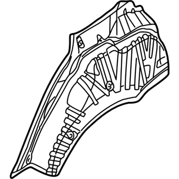 BMW 41-14-8-209-485 Wheel Arch Outer Rear Left