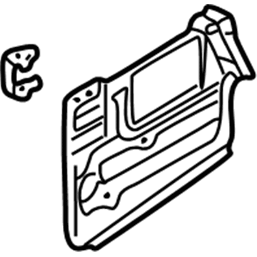 BMW 41-14-8-175-833 Wheelhouse Extension, Left