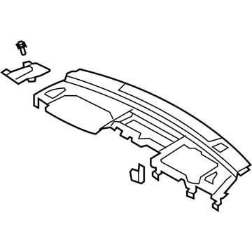 Nissan 68101-EM02A Panel - Instrument Upper