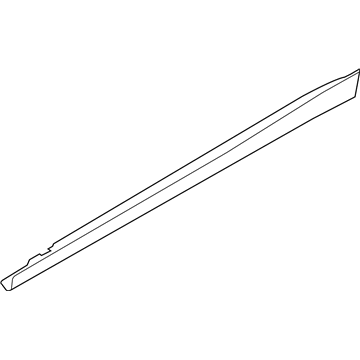 BMW 51-77-7-312-751 Sill Trim, Primed, Left