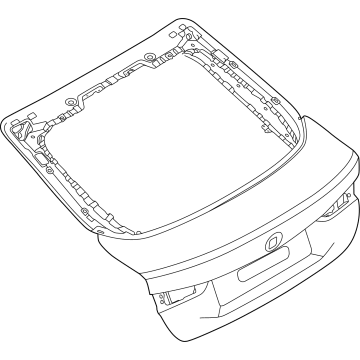 BMW 41-00-7-487-540 TRUNK LID
