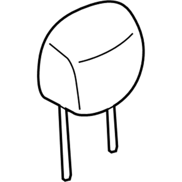 Nissan 86400-1LD0B Headrest Assy-Front Seat