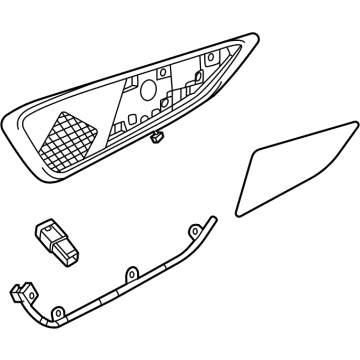 Lexus 67707-F6040-C2 ORNAMENT SUB-ASSY, R
