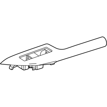 Lexus 74271-F6010 PANEL, RR DOOR ARMRE