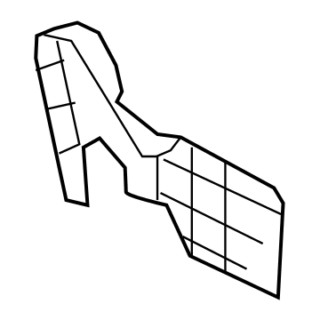 Nissan 87331-JM00A Finisher-Cushion, Front Seat Inner RH