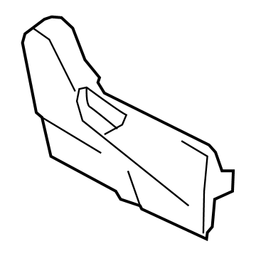 Nissan 87330-JM00A Finisher Assy-Cushion, Front Seat RH