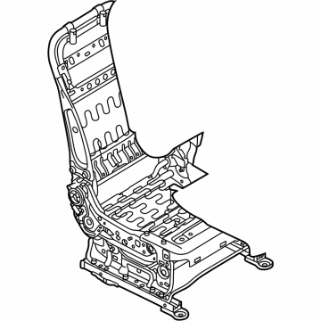 Nissan 87101-1VX3A Frame ADJUSTER Assembly-Front Seat RH