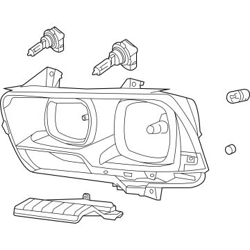 Mopar 57010410AF Headlamp