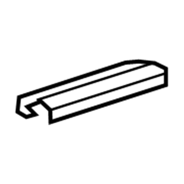 BMW 52-20-7-340-353 Trim, Seat Rail, Rear Left