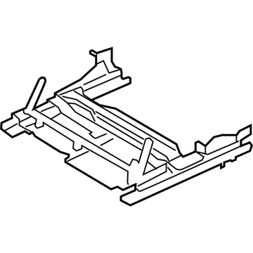 BMW 52-10-9-168-753 Seat Rail, Comfort Seat, Left