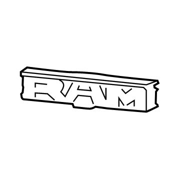 Mopar 68459112AA Emblem