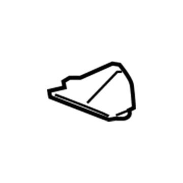 Lexus 55783-48010 Pad, Cowl Top Silencer