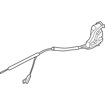 Kia 81410R0010 Latch Assembly-Rr Dr Rr