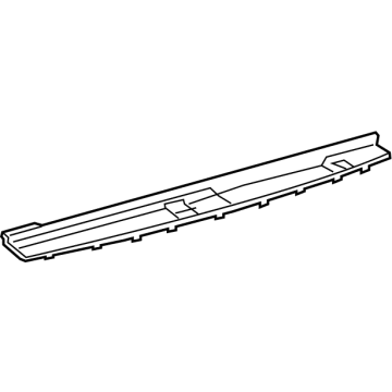 Lexus 52179-60061 Plate, Rear Bumper Bar