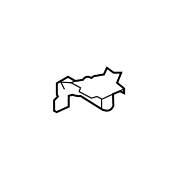 Lexus 52158-60070 Support, Rear Bumper Side