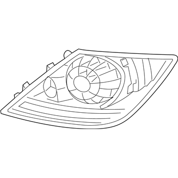 Acura 33501-SJA-A01 Lamp Unit, Passenger Side Tail