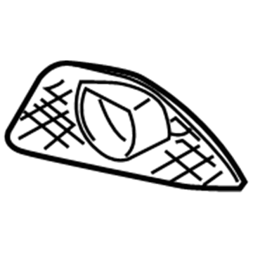 BMW 51-11-7-147-525 Grid Lateral Left