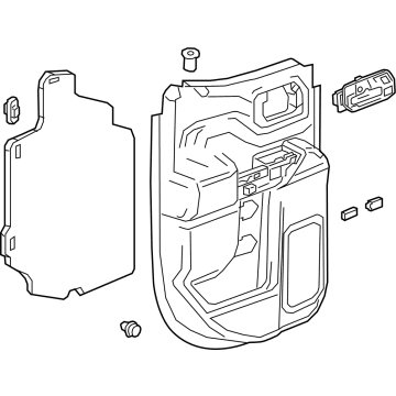 GM 84704445 Door Trim Panel